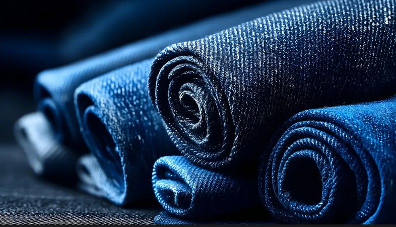 Denim fabric manufacturing at Sitaram Denims - sturdy, warp-faced twill textiles